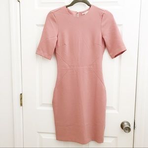 H&M dusty pink dress